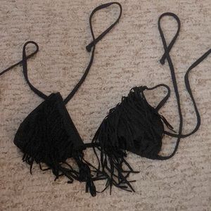 Koral Fringe Bikini Top